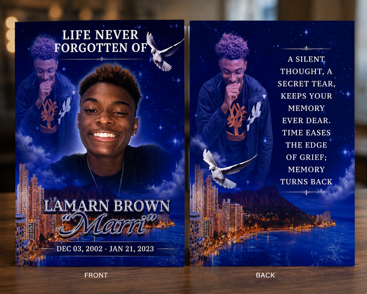 Funeral Prayer Cards